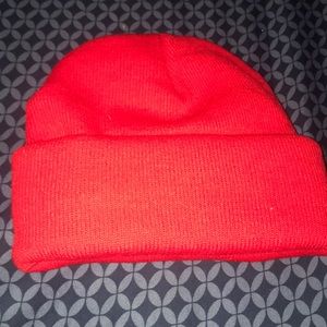 Red beanie